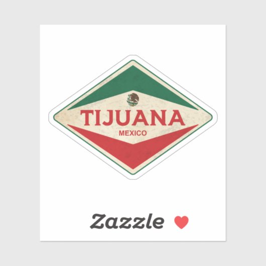Tijuana Mexico  Sticker (Vel)