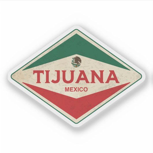 Tijuana Mexico  Sticker (Voorkant)