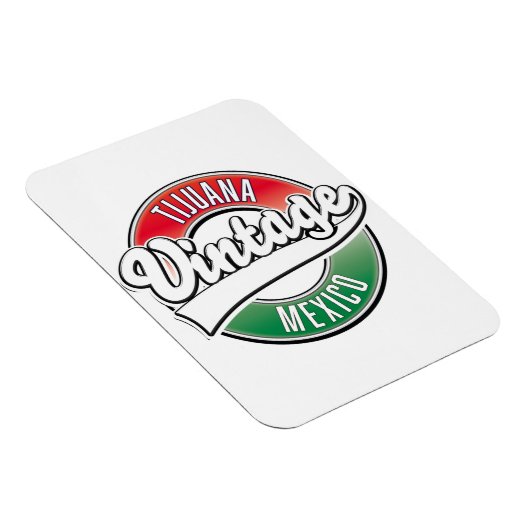 Tijuana Mexico vintage logo. Magneet (Rechterzijde)