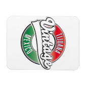 Tijuana Mexico vintage logo. Magneet (Horizontaal)