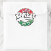Tijuana Mexico vintage logo. Ronde Sticker (Tas)