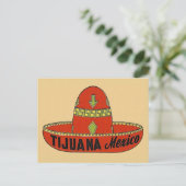 Tijuana Mexico Vintage Travel Briefkaart (Staand voorkant)