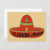 Tijuana Mexico Vintage Travel Briefkaart (Voorkant / Achterkant)