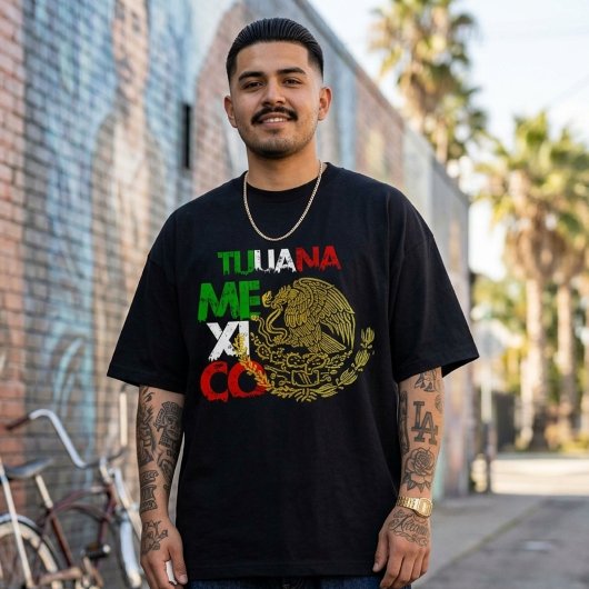 Tijuana Mexico Vlag  T-shirt