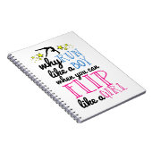 Tik als een 'Girl Empowerment'-gymnastiek Notitieboek (Rechterzijde)