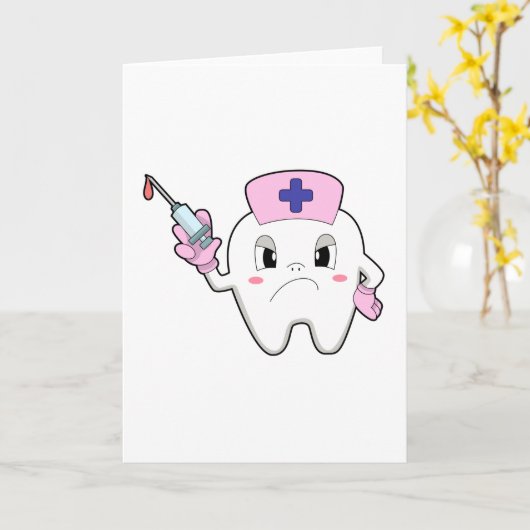 Tik als zuster met spuit.PNG Kaart (Gele Bloem)