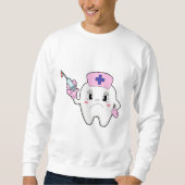 Tik als zuster met spuit.PNG Trui (Voorkant)