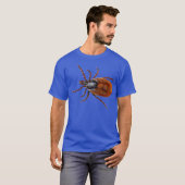 Tik Arachnid Bug Insect Grappig T-shirt (Voorkant volledig)