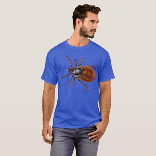 Tik Arachnid Bug Insect Grappig T-shirt (Voorkant volledig)