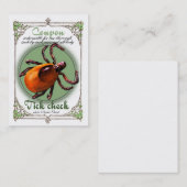 Tik Check Coupon, grootte visitekaartje Kortingskaartje (Voorkant / Achterkant)