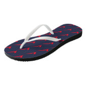 Tik Controle Symbool Patroon Flip Flops (Schuin)