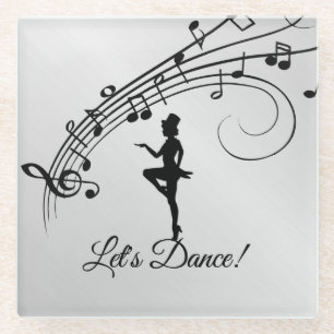 Tik Dance 3 Let's Dance Glazen Onderzetter