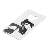 Tik Dance schoenen tapdanser Creditkaart Flessenopener (Achterkant Gekanteld)