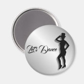 Tik Dancer Let's Dance Magneet (Voorkant / Achterkant)