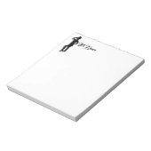 Tik Dancer Let's Dance Notitieblok (Linkerzijde)