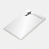 Tik Dancer Let's Dance Post-it® Notes (Schuin)