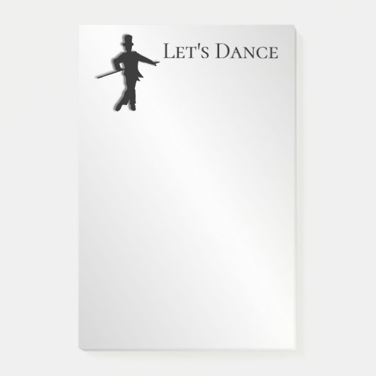 Tik Dancer Let's Dance Post-it® Notes (Voorkant)