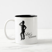 Tik Dancer Let's Dance Tweekleurige Koffiemok (Links)