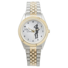 Tik Dancer Let's Dance Twelve Numbers Horloge