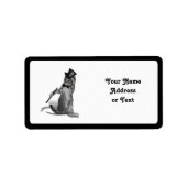 Tik Dancing Kitten Etiket (Voorkant)