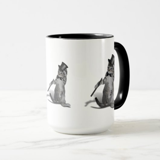 Tik Dancing Kitten Mok (Voorkant rechts)