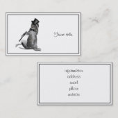 Tik Dancing Kitten Visitekaartje (Voorkant / Achterkant)