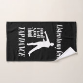 Tik dans - luister naar mijn voetklemtoon handdoek (Handdoek)