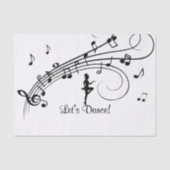 Tik dans roze tissuepapier (Voorkant)