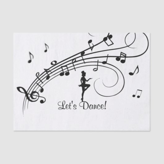 Tik dans roze tissuepapier (Voorkant)