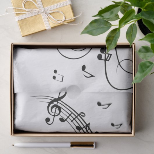 Tik dans roze tissuepapier (Geschenk)