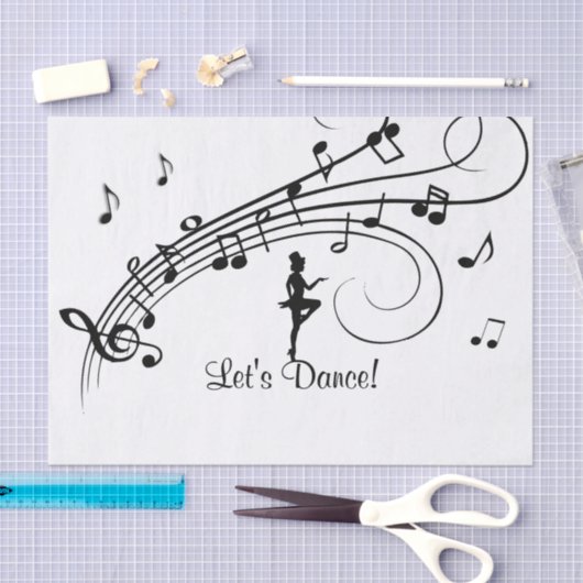 Tik dans roze tissuepapier (Craft)