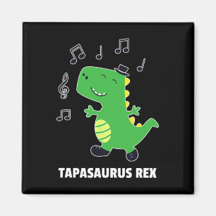 Tik Dans -tapasaurus Rex-dinosaurus Overweging Gif Magneet