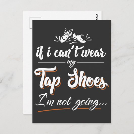 Tik dansen - Gift for Dancer, Tap Shoes Briefkaart (Voorkant / Achterkant)