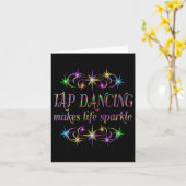 Tik dansen maakt leven vrij kaart (Gele Bloem)