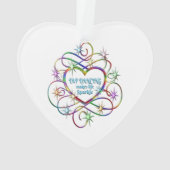 Tik dansen maakt leven vrij ornament (achterkant)