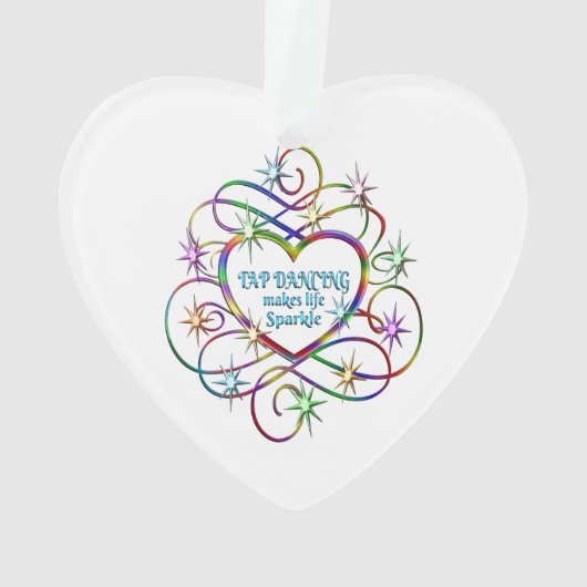 Tik dansen maakt leven vrij ornament (achterkant)