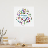 Tik dansen maakt leven vrij poster (Keuken)