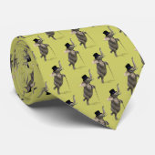 Tik Dansend Elephant Stropdas (Opgerold)