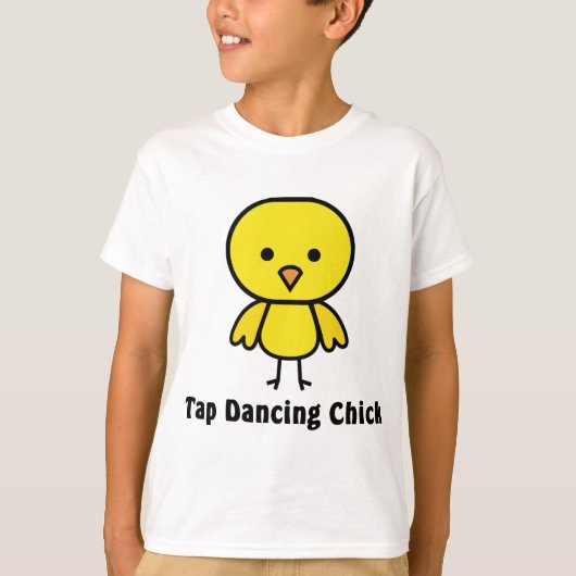Tik Dansende Chick T-shirt (Voorkant)