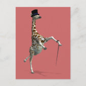 Tik dansende Giraffe Briefkaart (Voorkant)