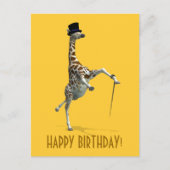 Tik dansende Giraffe Briefkaart (Voorkant)