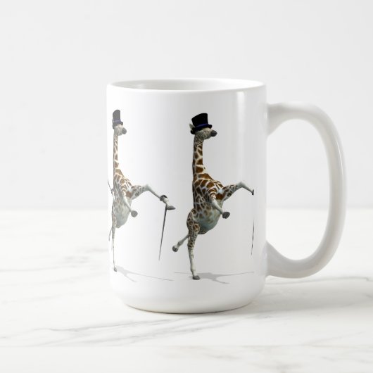 Tik dansende Giraffe Koffiemok (Rechts)