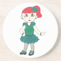 Tik Dansende Girl Redhead Freckles Dance Teacher