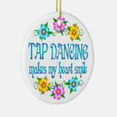 Tik dansende glimlach keramisch ornament (Rechts)