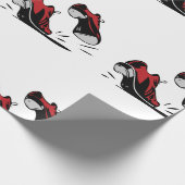 Tik dansende schoenen cadeaupapier (Hoek)