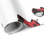 Tik dansende schoenen cadeaupapier (Rol Hoek)