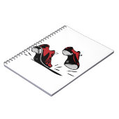 Tik dansende schoenen notitieboek (Linkerzijde)