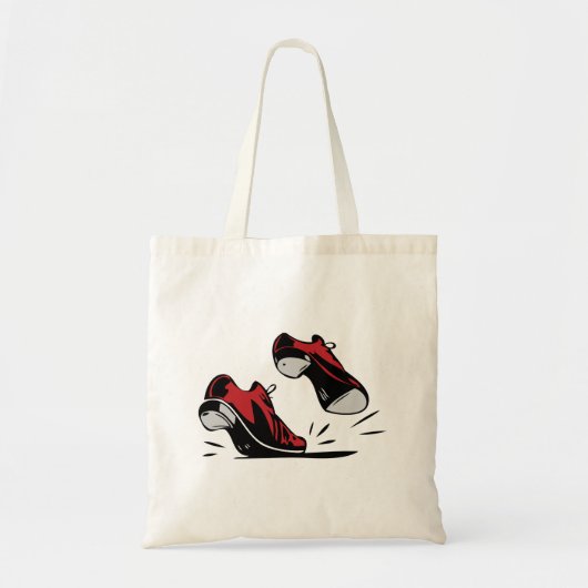 Tik dansende schoenen tote bag (Voorkant)