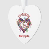 Tik dansende spaarkjes ornament (voorkant)