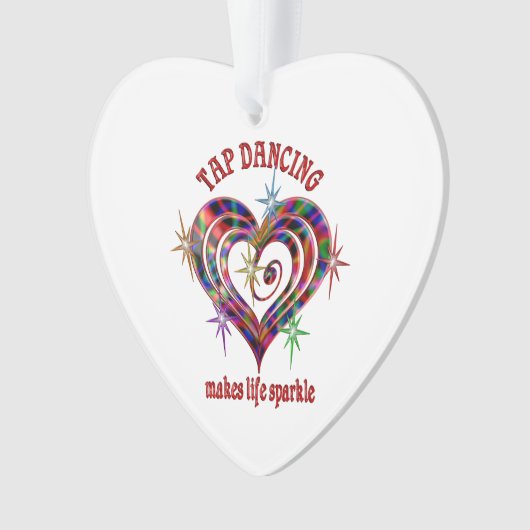 Tik dansende spaarkjes ornament (voorkant)